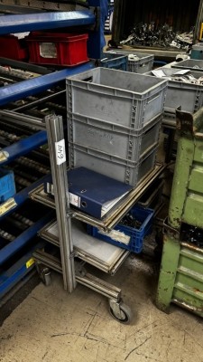 1 Transportwagen, 2-etagig (Nutprofil)